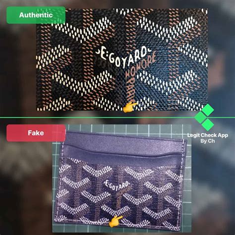 fake goyard cardholder|authentic goyard card holder.